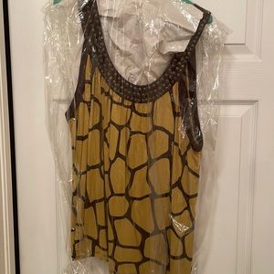 Animal print Michael Kors top